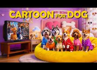 Dog Cartoon Video Entertain For Dog Home Alone All Day With Music Relax Anti Stress Music For Dog