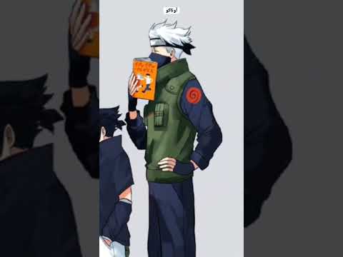 تصميم كاكاشي من أنمي ناروتو فخامة أغنية ناروتو كاكاشي أنمي