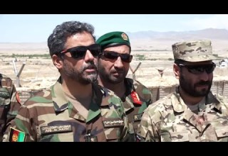 جا به جایی نیروهای کماندو در بخش های آسیب پذیر شهر غزنی