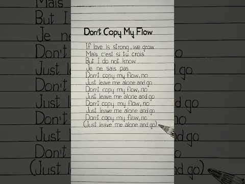 Frozy Don T Copy My Flow Lyrics Lyrics Dontcopymyflow Frozy Frozy Don T Copy My Flow Lyrics Lyrics Dontcopymyflow Frozy