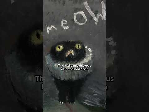 The Whimsy Of Vanessa Stockard S Little Black Cat Kevin The Kitten Art Paintings