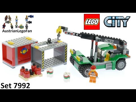 Lego City 7992 Container Stacker Lego Speed Build Review