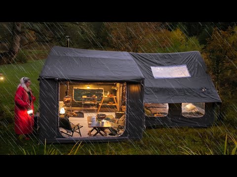 Luxury Camping In The Comfort Of A 5 Star Hotel In Autumn