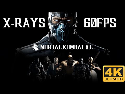 Mortal Kombat XL All X Rays NO HUD 4K 60FPS