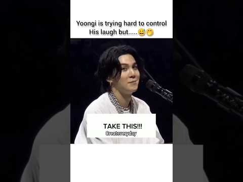 Suga Can T Control His Laugh Bts Suga Yoongi Agustd