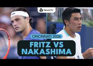  Taylor Fritz Brandon Nakashima Battle For Semi Final Spot Cincinnati 2026 Highlights