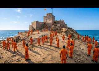 هذا السجن يحتوي ع اخطر المجرمين المحكوم عليهم بالمؤبد لكن في احد الايام ينفذون خطة للهروب