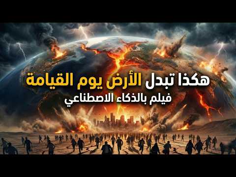 كيف تتبدل الأرض والسماء يوم القيامة فيلم بالذكاء الاصطناعي