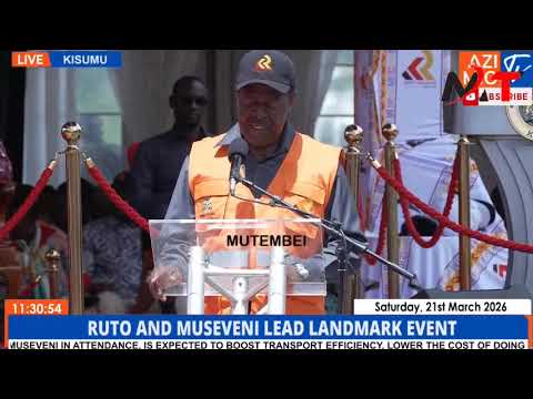 Mudavadi Speech At The Kisumu Malaba SGR Launch Mudavadi Speech At The Kisumu Malaba SGR Launch