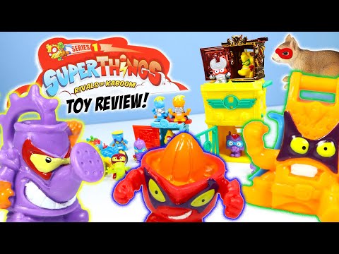 SuperThings Or Zings Rivals Of Kaboom Series 1 Miniatures Review