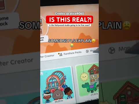 Is This Real Or Fake Is The Hollywood Studio Going To Be Free Soon In Toca Boca