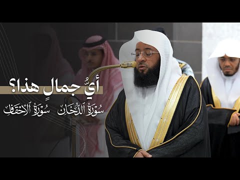 أي جمال هذا تلاوة من سورتي الدخان والأحقاف للشيخ بدر التركي فجر وعشاء 24 3 1447هـ
