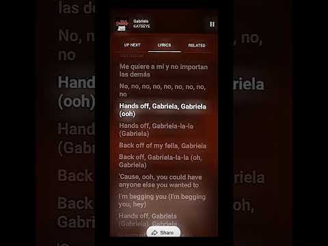 Gabriela By KATSEYE Sped Up Lyrics