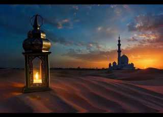 خلفية مسجد مع غروب الشمس فيديو للتصميم بدون حقوق خلفيات جذابه Background Video