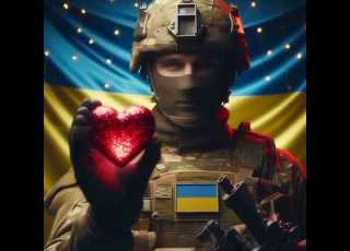  При дорозі жде бійця тополя