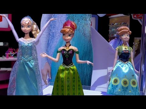 New Frozen Dolls Elsa S Ice Palace Play Set And Cinderella From Mattel At Toy Fair 2015 New Frozen Dolls Elsa S Ice Palace Play Set And Cinderella From Mattel At Toy Fair 2015