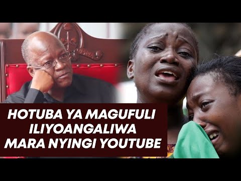 Hotuba Ya Magufuli Inayoongoza Kwa Kutazamwa Youtube Hii HAPA Aliongea Kwa Uchungu Sana