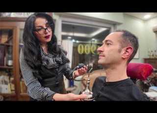  Lemon Scented GREEK SHAVE ASMR 1900 The Barbershop Athens