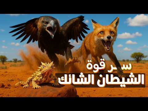 ليه كل الحيوانات المفترسة بتخاف من السحلية الصغيرة دي