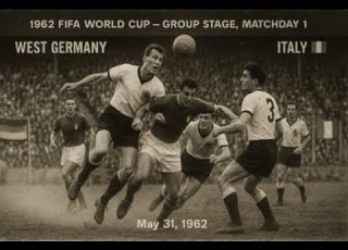  West Germany Vs Italy Full Match 1962 FIFA World Cup Group Stage Matchday 1 May 31 1962