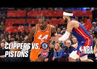  NBA Mini LA Clippers Vs Detroit Pistons Extended Highlights