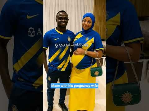 SADIO MANE WITH HIS PREGNANCY WIFE Adakgalatv Soccer Africa Sports Mane Ronaldo Messi