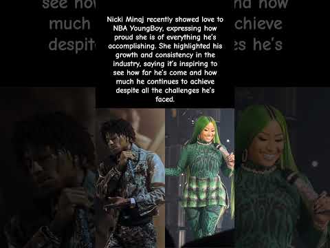Nicki Minaj Gives NBA YoungBoy His Flowers Says She S PROUD Of Him Nickiminaj Nbayoungboy