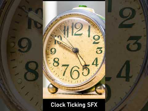 ASMR Clock Sound Clock Ticking SFX Watch Sound