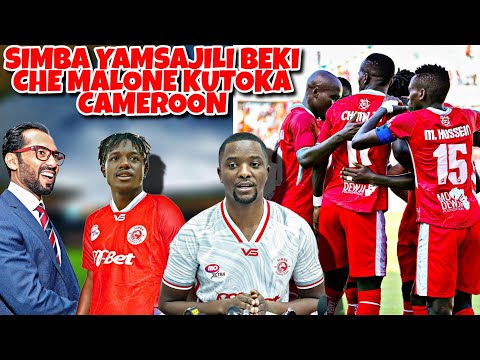 Tazama Beki Mpya Wa Simba Kutoka Cameroon Che Fondoh Malone Alivyosaini Mkataba Mbele Ya MO Dewji