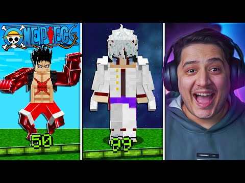 ماين كرافت ولكن بطور ون بيس مستويات تطور لوفي ماين كرافت ولكن بطور ون بيس مستويات تطور لوفي