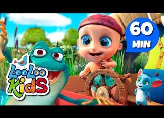 Five Little Speckled Frogs S2EP57 Musical Adventure Collection LooLoo Kids Songs For Kids