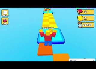 Rainbow Obby Classic Desktop W Powerups WR 35 150s