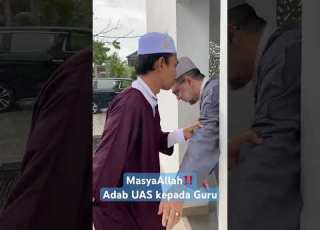 ADAB UAS KEPADA GURU Dr Al Syarif Abdul Mun Im Bin Shaddiq Al Ghumari Al Idrisi Al Hasani