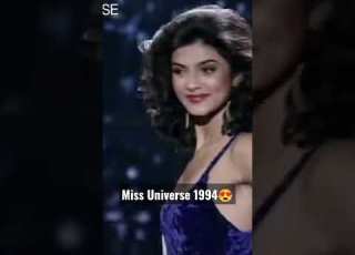 Miss Universe 1994 In Her Swimsuit Competition Sushmitasen Missuniverse India Shorts