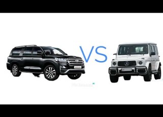 مقارنة تويوتا لاندكروزر ضد مرسيدس جي كلاس اليابان ضد ألمانيا Marcedes VS Land Cruiser
