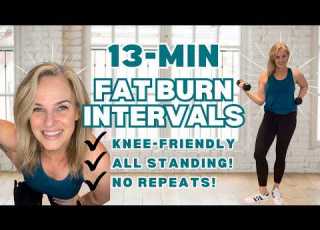 13 Min Fat Burner Strength Intervals For Women 50 No Squats No Lunges