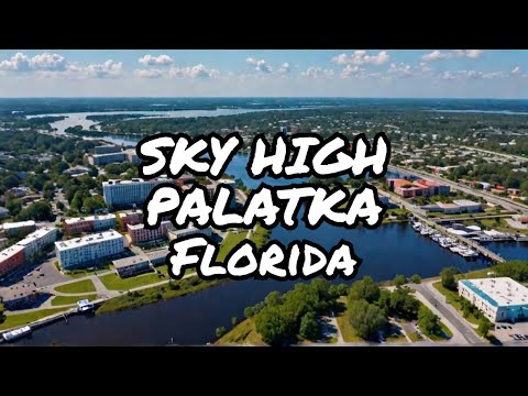 Breathtaking Aerial Tour Of Downtown Palatka Florida