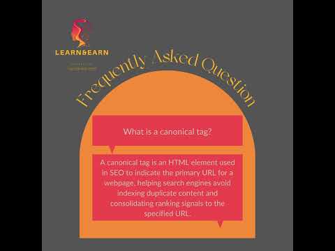 Canonical Tag Seotips Canonical Ytshorts Shortvideo