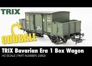  ODDBALL Era 1 TRIX Bavarian Box Van HO Scale Model Railway Review 23602