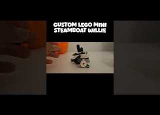  Custom Lego Mini Steamboat Willie Lego Custom Customlego Disney Steamboatwillie Mickeymouse