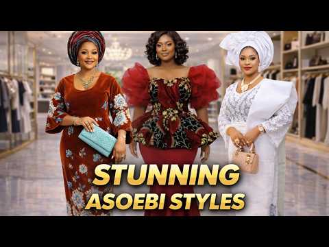 60 Latest Asoebi Mixed Varieties 2026 Exquisite Lace Velvet Luxury Boubou Kaftan Styles