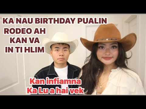 MIZO VLOG KAN CHHUNGKUA IN KAN RAWN RODEO WESTERN STYLE