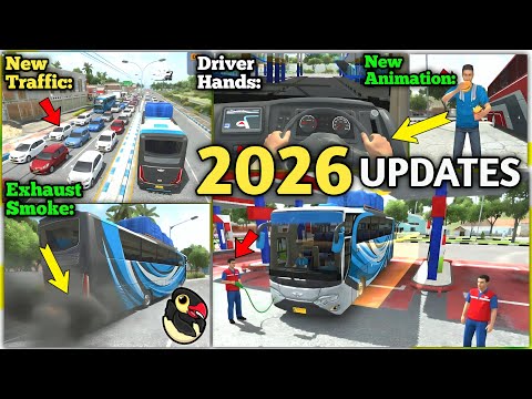 تحديثات BUSSID 2026 جميع الميزات الجديدة في Bus Simulator Indonesia التي تحتاج إلى معرفتها