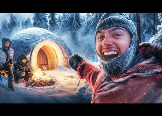 48H POUR CONSTRUIRE UN IGLOO À 30 C Froid Extrême
