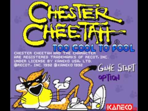 Chester Cheetah Too Cool To Fool SNES 4 Corners Zoo Music