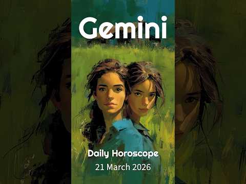 Gemini Daily Horoscope 21 March 2026