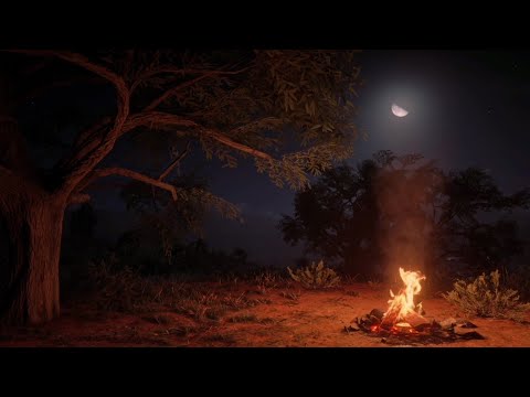 Moon And Fire Background For Editing Relaxation Moon And Fire Background For Editing Relaxation