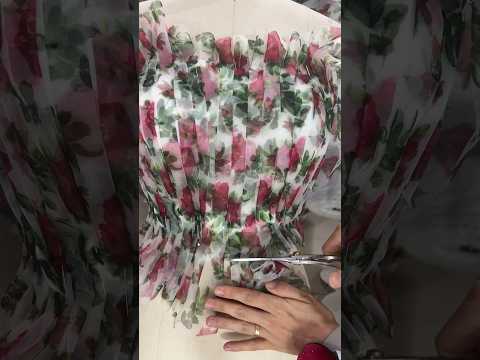 Making A Floral Print Organza Midi Dress Dress Fashion Mididress Creative Sewing