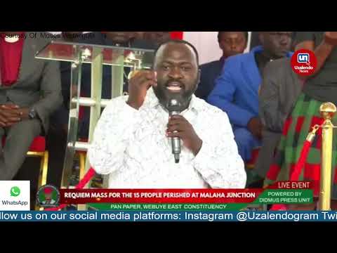 Viongozi Tusikuwe Tunaungana Wakati Wa Majonzi Na Wakati Wa Furaha Hatuonani Kwa Macho Sen Wakoli