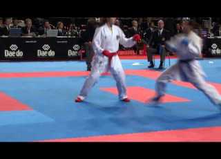  WALES Vs AUSTRIA Female Team Kumite Competition 2014 World Karate Championships